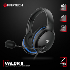 Slusalice Gaming Fantech MH89 Valor II crne.