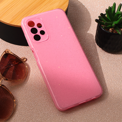 Zastitna maska (futrola) Sparkle Dust - Samsung A135 Galaxy A13 4G roza.
