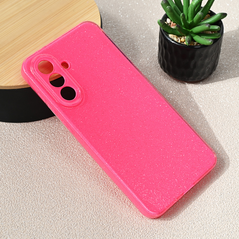 Zastitna maska (futrola) Sparkle Dust - Samsung A566 Galaxy A56 5G pink.