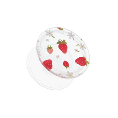 Drzac Pop Strawberry and Flowers Transparent.