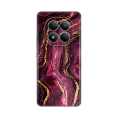 Zastitna silikonska maska (futrola) PRINT - Xiaomi Redmi Note 15 Pro 4G Burgundy.