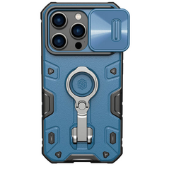 Zastitna maska (futrola) Nillkin CamShield Armor Pro - iPhone 14 Pro plava.