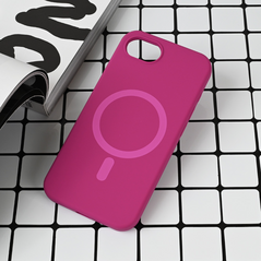 Zastitna maska (futrola) Magsafe Pure color - iPhone 16e/17e 6.1 tamno pink.