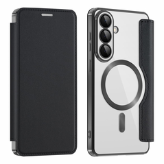 Zastitna maska (futrola) Magsafe Lux na preklop (bi fold) - Samsung S946 Galaxy S26 Plus crna.