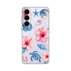 Zastitna ultra tanka (skin) maska / futrola PRINT - Samsung S731B Galaxy S25 Fe Hibiscus Sea.