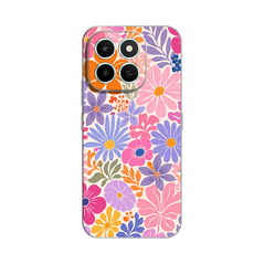 Zastitna silikonska maska (futrola) PRINT - Huawei Honor X6c Sunny Petals.