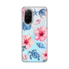 Zastitna ultra tanka (skin) maska / futrola PRINT - Xiaomi Redmi A5(173mm) Hibiscus Sea.