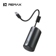 Univerzalna Back Up Baterija prenosiva baterija REMAX Coolpad Series FP-110 sa integrisanim Type C kablom 10000mAh crna.