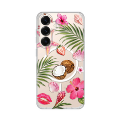Zastitna maska (futrola) print Magsafe - Samsung S931 Galaxy S25 Coconut Paradise.