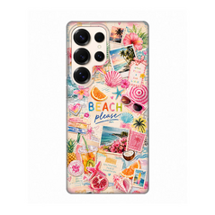 Zastitna ultra tanka (skin) maska / futrola PRINT - Samsung S938 Galaxy S25 Ultra Beach Please.