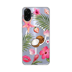 Zastitna maska (futrola) print Magsafe - Samsung A075F Galaxy A07 Coconut Paradise.