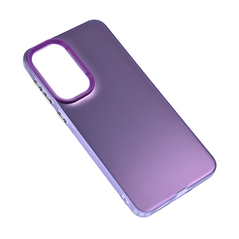 Zastitna maska (futrola) providna - Samsung A376 Galaxy A37 ljubicasta.