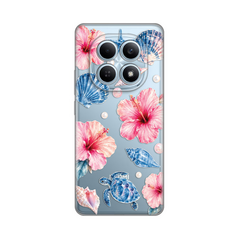Zastitna ultra tanka (skin) maska / futrola PRINT - Xiaomi Redmi Note 15 4G/5G Hibiscus Sea.
