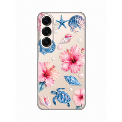 Zastitna ultra tanka (skin) maska / futrola PRINT - Samsung S931 Galaxy S25 Hibiscus Sea.