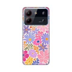 Zastitna silikonska maska (futrola) PRINT - ZTE Blade A54 Sunny Petals.