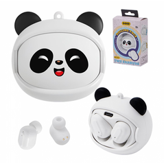 Bluetooth slusalice Panda bele.
