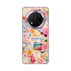 Zastitna ultra tanka (skin) maska / futrola PRINT - Huawei Honor Magic 7 lite Beach Please.