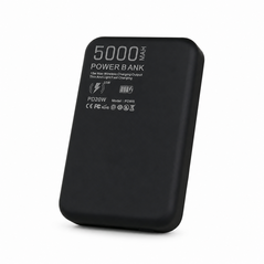 Univerzalna Back Up Baterija prenosiva baterija Magsafe Oxpower PD W5 5000mAh crna print.