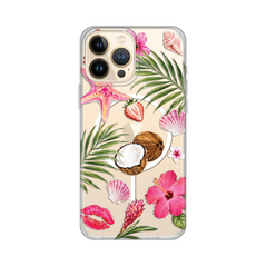 Zastitna maska (futrola) print Magsafe - iPhone 13 Pro Max 6.7 Coconut Paradise.