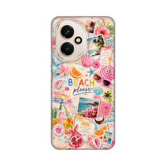 Zastitna ultra tanka (skin) maska / futrola PRINT - Huawei Honor 400 Beach Please.