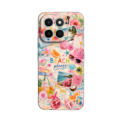 Zastitna ultra tanka (skin) maska / futrola PRINT - Huawei Honor X6c Beach Please.
