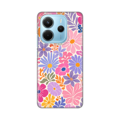 Zastitna silikonska maska (futrola) PRINT - Xiaomi Redmi Note 14 4G (SRB) Sunny Petals.