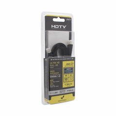 Kabl Flet kabal (kabl) HDMI na HDMI bakarni 1.5m crni JWD-07.