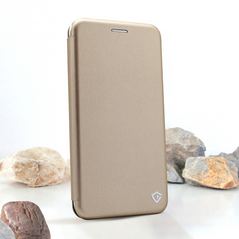 Zastitna maska (futrola) Teracell Flip Cover - iPhone 15 Pro 6.1 zlatna.