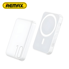 Univerzalna Back Up Baterija prenosiva baterija Magsafe REMAX Usion Series RPP-65 PD 20W + QC 15W Fast Charging 10000mAh beli.
