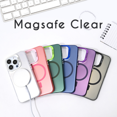 Zastitna maska (futrola) Magsafe providna - Samsung S921B Galaxy S24 crna.