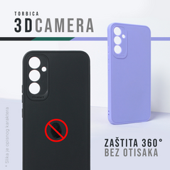 Zastitna maska (futrola) 3D Camera - Huawei Honor X8b ljubicasta.