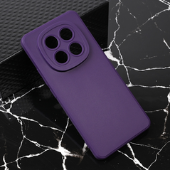 Zastitna maska (futrola) Teracell Giulietta - Xiaomi Redmi Note 14 Pro Plus 5G mat tamno ljubicasta.