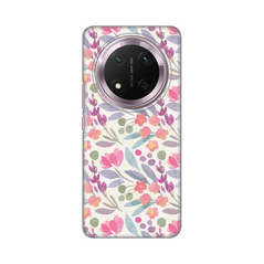 Zastitna silikonska maska (futrola) PRINT - Huawei Honor Magic 7 lite Watercolor Flowers.