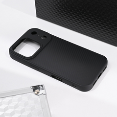 Zastitna maska (futrola) Magsafe Kevlar - iPhone 17 Pro crna.