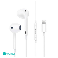 Slusalice Coteci MS-031 - iPhone lightning bele.