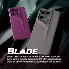 Zastitna maska (futrola) Blade - Honor X7d 4G/400 Smart 5G ljubicasta.