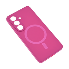 Zastitna maska (futrola) Magsafe Pure color - Samsung S941 Galaxy S26 tamno pink.