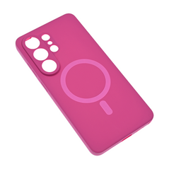 Zastitna maska (futrola) Magsafe Pure color - Samsung S948 Galaxy S26 Ultra tamno pink.