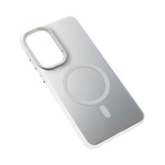 Zastitna maska (futrola) Magsafe providna - Samsung A576 Galaxy A57 5G srebrna.