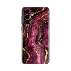 Zastitna silikonska maska (futrola) PRINT - Samsung A576 Galaxy A57 5G Burgundy.