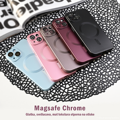 Zastitna maska (futrola) Magsafe Chrome - Samsung A576 Galaxy A57 plava.