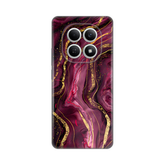 Zastitna silikonska maska (futrola) PRINT - Xiaomi Redmi Note 15 4G Burgundy.