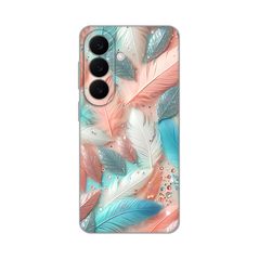 Zastitna silikonska maska (futrola) PRINT - Samsung S941 Galaxy S26 Pastel Feathers.