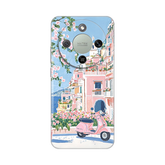 Zastitna silikonska maska (futrola) PRINT - Huawei Honor Magic 8 Lite Pink Italy.