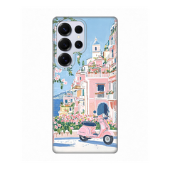 Zastitna silikonska maska (futrola) PRINT - Samsung S938 Galaxy S25 Ultra Pink Italy.