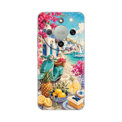 Zastitna ultra tanka (skin) maska / futrola PRINT - Huawei Honor Magic 8 Lite Summer in Greece.