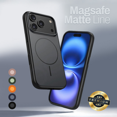 Zastitna maska (futrola) Magsafe mat Line - iPhone 16 Pro Max 6.9 siva.