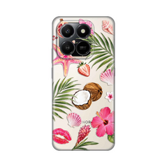 Zastitna silikonska maska (futrola) PRINT - Honor X7d 4G/400 Smart 5G Coconut Paradise.