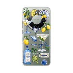 Zastitna silikonska maska (futrola) PRINT - Huawei Honor Magic 8 Lite Mediterranean Martini.