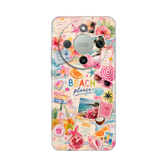 Zastitna ultra tanka (skin) maska / futrola PRINT - Huawei Honor Magic 8 Lite Beach Please.